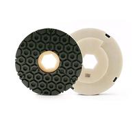 HOMESOM 1 almohadilla de pulido de borde de caracol de 6 pulgadas, ruedas de pulido de borde de diamante para azulejos de piedra de mármol de granito (grano 100)