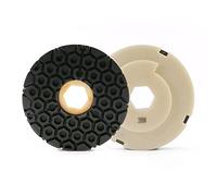 HOMESOM 1 almohadilla de pulido de borde de caracol de 6 pulgadas, ruedas de pulido de borde de diamante para azulejos de piedra de mármol de granito (grano 200)