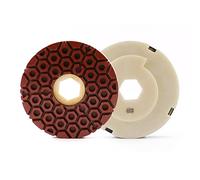 HOMESOM 1 almohadilla de pulido de borde de caracol de 6 pulgadas, ruedas de pulido de borde de diamante para azulejos de piedra de mármol de granito (grano 400)