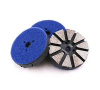 HOMESOM Almohadilla de pulido de suelo de diamante de metal de 3 pulgadas para azulejos, piedra, mármol, hormigón, granito (grano 50-3 piezas)