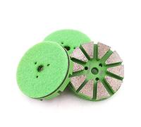 HOMESOM Almohadilla de pulido de suelo de diamante de metal de 3 pulgadas para azulejos, piedra, mármol, hormigón, granito (grano 30-3 piezas)