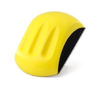 HOMESOM Bloque de lijado manual de 5 pulgadas con gancho y bucle de respaldo para papel de lija de mano Bloque de molienda