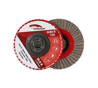 HOMESOM Disco de solapa de diamante de 4 pulgadas, amoladora angular de 100 mm, disco de lijado de piedra, metal, plástico, herramienta abrasiva grano 120