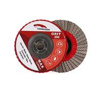 HOMESOM Disco de solapa de diamante de 4 pulgadas, amoladora angular de 100 mm, disco de lijado de piedra, metal, plástico, herramienta abrasiva grano 200