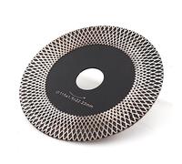 HOMESOM Hojas de sierra de porcelana de diamante seco y húmedo-115 mm Dual-Angel para azulejos de cerámica, granito, amoladora angular de mármol, hoja de sierra circular