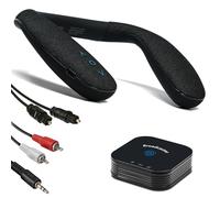 HomeSpot Altavoz inalámbrico con banda para el cuello con transmisor Bluetooth para TV y boomerang de juegos de baja latencia