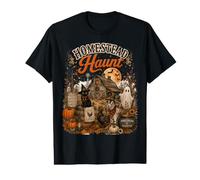 Homestead Haunt Spooky Farm Animals Halloween Camiseta gráfica económica
