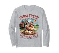 Homestead Life Pride - Huevos frescos de granja para la familia Manga Larga