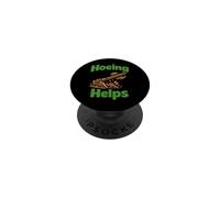 Homesteading Therapy Land Is My Therapy Regalo autosuficiente PopSockets PopGrip Adhesivo