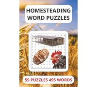Homesteading Word Puzzles: Relaxing Word Searches & Brain Games for Homesteaders, Gardeners & Simple Living Lovers