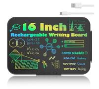 HOMESTEC Tableta de Escritura LCD de Pantalla Completa de 16 Pulgadas, Tableta con Sensor para Dibujar con Bolígrafo Magnético, Pizarra Mágica Infantil para Niños y Niñas de 2 3 4 5 6 Años