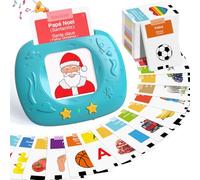 HOMESTEC Tarjetas Sonoras Juguetes Educativos Niños 2 3 4 5 6 Años, Azul