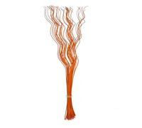 Homestreet Ramitas Altas de Sauce Rizado en Espiral, Metálico Colorido Natural Seco Teñido Exótico, Decoración del Hogar Ting Arreglo Floral Display, Ramo de 40 Piezas, 120cm de Largo para Jarrón de