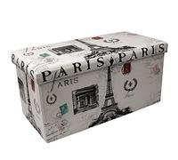 Homestyle - 00875 Ottoman Paris Folding, 76,5 x 38 x 38 cm
