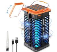 Homesuit Matainsectos eléctrico lámpara para mosquitos al aire libre automático para mosquitos y trampa para moscas al aire libre Electric Mosquito Zapper Iluminable Efectivamente Reducir Insectos