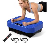 Homesy Máquina de ejercicio de placa vibratoria, placa vibratoria para drenaje linfático y pérdida de peso, máquinas de plataforma de vibración de cuerpo completo, equipo de entrenamiento para