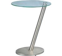 HomeTrends4You 528388 Tavolino, 40 x 48 x 30 cm, Metallo Acciaio INOX