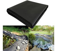 HOMEty - Revestimiento de goma para estanques de peces y jardines acuáticos, impermeable, plegable, duradero, para estanques de peces y jardines acuáticos, forro negro para una protección duradera