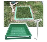 HOMEty - Tapa invisible verde para tanque séptico, cubierta de resina duradera para césped, jardín y campo de drenaje (800 x 800 mm), protección duradera y fácil instalación