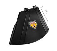 HomeVortex 138-7502 - Cubierta deflectora de cortacésped compatible con EXMARK QZE725GKC42200 QZE725GKC50200 QZS735GKC54200 QZS708GEM54200, protector de seguridad de plástico negro