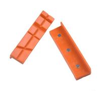 HomeVortex 2 almohadillas de goma suave, con imanes, para tornillo de banco de 4/5/6 pulgadas, tejido liso y abrazaderas en forma de V, para herramientas de fresado de metal y madera, plástico