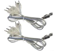 HomeVortex 2 cables de cuerpo de esgrima, para lámina y sable, alambre de cobre de PVC, con abrazadera de línea de mano, equipo deportivo para competición y entrenamiento