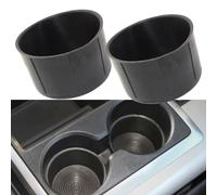 HomeVortex 2 soportes de goma para consola central para Ram 1500 2009-2016, para Ram 2500 3500 2010-2016 con asientos de cubo, forro de repuesto negro OEM 1EB17DX9AB