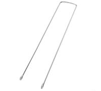 HomeVortex 2 soportes de montaje en canasta, estante frontal de acero extra grande para bicicletas de 20 a 26 pulgadas, apto para ciclismo de crucero y ciudad, plateado (para bicicleta de 24/26