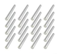 HomeVortex 20 fundas protectoras para sensor PT100, funda ciega de acero inoxidable para termistor, -40 a +80 C, resistente, diseño compacto para proyectos industriales (6 x 30 mm/6 x 50 mm) (6-30 mm)