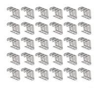 HomeVortex 30 clips de drenaje de panel solar fotovoltaico de acero inoxidable con abrazadera de guía de agua, accesorio de limpieza de múltiples agujeros para desviación de agua de lluvia de 30 mm a