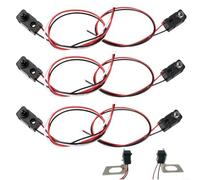 HomeVortex 4 pares para sensor de haz de rotura IR LED de 3 mm, módulo de conteo de interruptor fotoeléctrico para Arduino para Raspberry Pi DIY automatización (sin terminales)