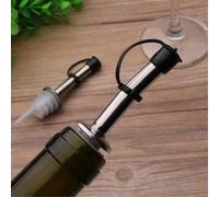HomeVortex 5 vertedores de botellas de vino de acero inoxidable, con sellos de silicona, boquillas dispensadoras de licor de aceite a prueba de fugas para bar, hogar, restaurante, accesorios de