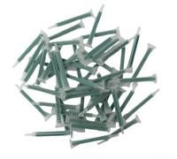 HomeVortex 50 puntas de mezcla 2K, boquillas mezcladoras estáticas para jeringas dispensadoras de resina epoxi, manguera AB de 16 nudos con 83 mm de longitud y 7,6 mm de diámetro exterior