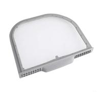 HomeVortex 5231EL1001C Filtro de pantalla de pelusa para secadora, para LG, cartucho de malla de pieza de repuesto OEM, trampa de desechos de plástico gris, para un flujo de aire eficiente y, para una