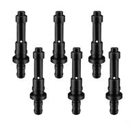 HomeVortex 6 conectores de tubo de leche para máquina de café NIVONA, accesorios de tubería negros ABS para una conexión fiable e instalación sin costuras en la configuración de la máquina de café