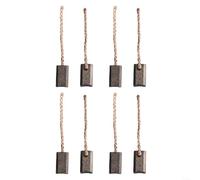 HomeVortex 8 escobillas de carbono de 6 x 6 x 10 mm para motor de limpiaparabrisas de ventilador de soplador, piezas de repuesto resistentes con larga vida útil para reparación eléctrica automotriz