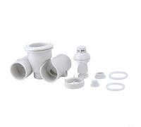 HomeVortex 8-Pack SP-1434 Boquillas de spa de piscina, accesorios de masaje de alto flujo ajustables para jacuzzis y piscinas, para equipos de terapia de agua ABS con juntas,