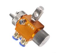 HomeVortex A-100 Boquilla de pulverización automática, para máquinas blíster, herramienta reguladora de presión de aire de acero inoxidable, para soldadura por olas, pieza de pulverización de pintura
