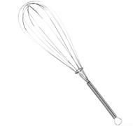 HomeVortex Acero inoxidable 430 para mini batidor de mano con mango ergonómico de resorte para huevos, crema y mezcla de masa, batidor de huevos manual compacto para cocinas pequeñas o viajes