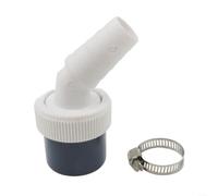 HomeVortex Adaptador en T de drenaje de lavadora de 3 vías 2 en 1, conector tipo Y para extensión de manguera ramificada, plástico, blanco, 9,5 x 8,5 x 4,5 cm, ahorro de espacio, a prueba de fugas