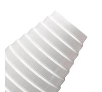 HomeVortex Adaptador reductor de conducto de PVC para campana extractora de ventilación ABS Conector de tubo de plástico Cinta de abrazadera cortable Step-Down Fitting Sistemas de flujo de aire de