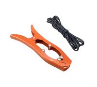 HomeVortex Agarre de anclaje de acero inoxidable, gancho de grado marino 304 para barco de motor de tabla de remo de canoa, mecanismo de corte seguro para ramas o madera sumergida, naranja,
