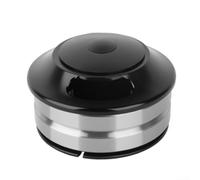 HomeVortex Aleación de aluminio 1-1/8 pulgadas sin rosca integrado para bicicleta, cableado interno para tubo de dirección de 52-52 mm, rodamientos dobles de acero inoxidable (A)