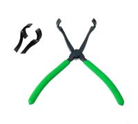 HomeVortex Alicates de resorte de sujeción de freno de tambor, herramienta de reparación automotriz para comprimir resortes de retorno con arandelas fijas, herramienta manual ergonómica con