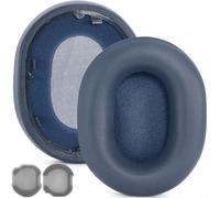 HomeVortex Almohadillas de repuesto para auriculares inalámbricos Sony WH-1000XM5 de cuero PU Almohadillas de aislamiento de ruido Almohadillas de repuesto (azul)