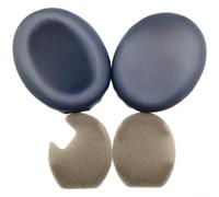 HomeVortex Almohadillas de repuesto para Sony MDR-1000X WH-1000XM2 XM3 XM4 XM5, cojines de piel de proteína premium, con acolchado de algodón, fundas negras suaves (K)