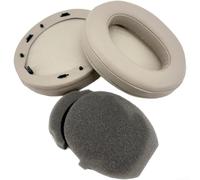 HomeVortex Almohadillas de repuesto para Sony MDR-1000X WH-1000XM2 XM3 XM4 XM5, cojines de piel de proteína premium, con acolchado de algodón, fundas negras suaves (H)