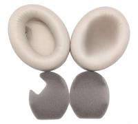 HomeVortex Almohadillas de repuesto para Sony MDR-1000X WH-1000XM2 XM3 XM4 XM5, cojines de piel de proteína premium, con acolchado de algodón, fundas negras suaves (J)