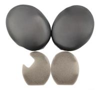 HomeVortex Almohadillas de repuesto para Sony MDR-1000X WH-1000XM2 XM3 XM4 XM5, cojines de piel de proteína premium, con acolchado de algodón, fundas negras suaves (I)