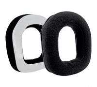 HomeVortex Almohadillas de repuesto y diadema de franela compatible con auriculares A10, tela suave y cómoda y transpirable, para una fácil instalación (funda para auriculares)